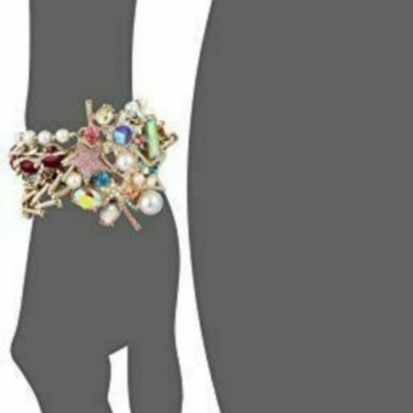 NWT Betsey Johnson CELESTIAL STARLET DRAMA BRACELET - Picture 11 of 11